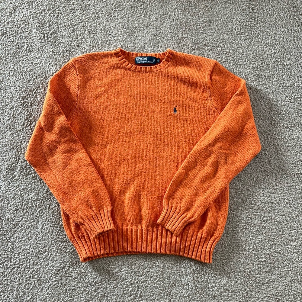 Orange Polo Ralph Lauren sweater